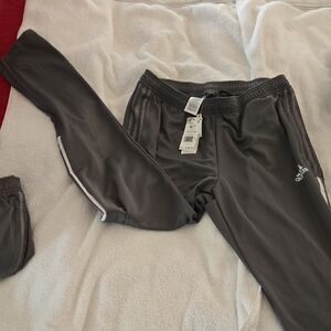 Adidas Mens Charcoal Joggers